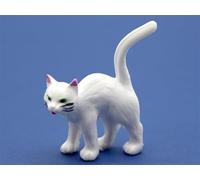 Yorkshire Miniatures White Cat Dolls House Miniatures. Pets & Animals, 1/12 scale, Halloween