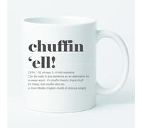 Yorkshire Mug | Derbyshire Sayings | 11oz | Northern | Slang | Gift | Funny (chuffin ell)