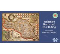 Yorkshire North & East Riding Historical 1610 Map 1000 Piece Puzzle