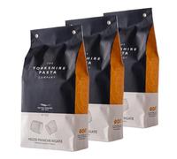Yorkshire Pasta Company - Premium Artisan Mezze Maniche 500g | UK Made Bronze-Cut Ridged Tube Pasta | Slow-Dried with No Additives | Vegan Award Winning Featured on ITV | 1500g Pack of 3