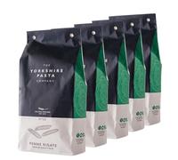 Yorkshire Pasta Company - Premium Artisan Penne Rigate 500g | UK Made Bronze-Cut Penne Pasta | Slow-Dried with No Additives | Vegan Award Winning Featured on ITV | 2500g Pack of 5