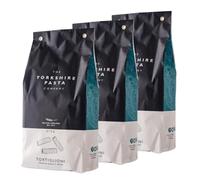 Yorkshire Pasta Company - Premium Artisan Tortiglioni Pasta No 4-500g (Pack of 3) UK Made Bronze-Cut Tubes | Slow-Dried with No Additives | Vegan Award Winning Featured on ITV