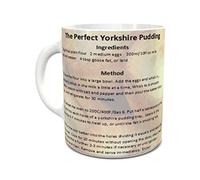 Yorkshire Pudding Recipe Mug 11oz Ceramic Mug The Perfect Yorkshire Pudding Recipe is Printed on The Mug Novelty Cooking Mug