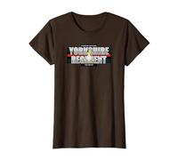 Yorkshire Regiment T-Shirt, Women, Brown, Medium