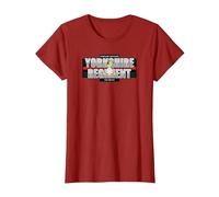 Yorkshire Regiment T-Shirt, Women, Cranberry Red, XX-Large