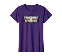 Yorkshire Regiment T-Shirt, Women, Purple, X-Small