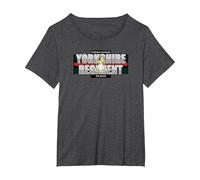 Yorkshire Regiment T-Shirt, Women's Plus, Dark Heather Grey, 2X