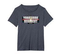 Yorkshire Regiment T-Shirt, Women's Plus, Heather Blue, 3X