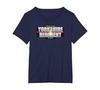 Yorkshire Regiment T-Shirt, Women's Plus, Navy Blue, 3X