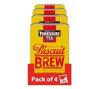 Yorkshire Tea Biscuit Brew, 160 Tea Bags | 4 Boxes of 40 Tea Bags, Black Tea with Natural Flavouring That Tastes Like Biscuits
