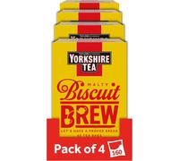 Yorkshire Tea Biscuit Brew Flavoured Tea Bags, Pack of 4 Total 160 Tea bags