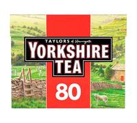 Yorkshire Tea, Box of 80 Tea Bags (Pack of 1)