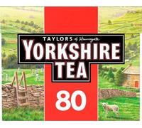 Yorkshire Tea, Box of 80 Tea Bags (Pack of 1)