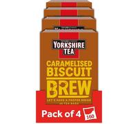 Yorkshire Tea Caramelised Biscuit Brew Flavoured Tea Bags 4 Boxes of 40 Tea