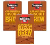 Yorkshire Tea Caramelised Biscuit Brew Flavoured Tea Bags, (Pack of 3, Total 120 Tea Bags)