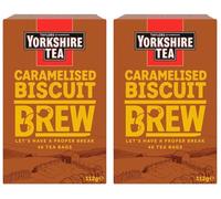 Yorkshire Tea Caramelised Biscuit Brew Flavoured Tea Bags x40 (Pack of 2, Total 80 Bags)