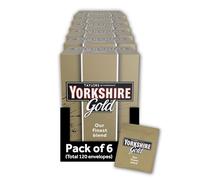 Yorkshire Tea Gold Individually Wrapped & Tagged Tea Bags, 120 Bags