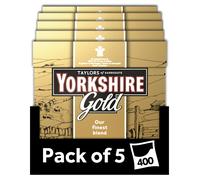 Yorkshire Tea Gold Tea, 80 Tea Bags (Pack of 5, total 400 Teabags)