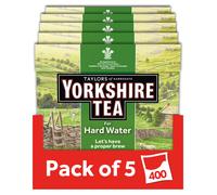 Yorkshire Tea Hard Water, 5 Boxes of 80 Tea Bags (Total 400 Bags)
