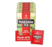 Yorkshire Tea, Individually Wrapped & Tagged Tea Bags, 6 Boxes of 20 Tea Bags (Total 120 Bags)