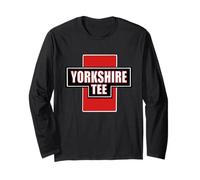 Yorkshire Tee Retro Parody Tea Drinkers Gift Long Sleeve T-Shirt