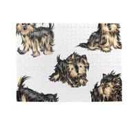 Yorkshire Terrier 1,500 Pieces Puzzles for Adults-Wooden Jigsaw Puzzle for Adults Elderly