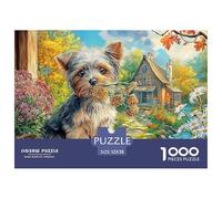 Yorkshire Terrier 1000 Piece Adults Puzzle Kids Age Games Gifts Birthday Difficult Impossible Challenge High Difficulty 52x38cm/1000pcs