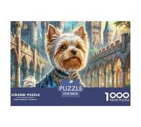 Yorkshire Terrier 1000 Piece Jigsaw Puzzle For Adults Challenging Game Stress Relief Puzzle Cultivate The Spirit of Teamwork For Adults Gifts 38x26cm/1000pcs