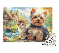 Yorkshire Terrier 1000 Piece Jigsaw Puzzle for Adults Pet Animal Challenging Puzzles Challenge Games Creativity & Gift Giving 38x26cm/1000pcs