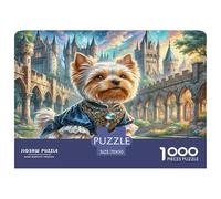 Yorkshire Terrier 1000 Piece Jigsaws for Adults Educational Games Beautiful Home Decoration Art Colorful DIY Craft 70x50cm/1000pcs