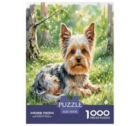 Yorkshire Terrier 1000 Pieces Animal Dog Jigsaw Puzzles with Paper Art Creativity & Gift Giving Adult Educational Games 70x50cm/1000pcs