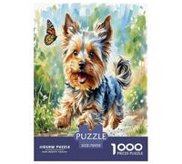 Yorkshire Terrier 1000 Pieces Animal Dog Jigsaw Puzzles with Paper Art Home Decors Adult Fun Challenges 70x50cm/1000pcs