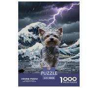 Yorkshire Terrier 1000 Pieces Jigsaw Puzzles For Adults Educational Games Stress Relieving Entertainment Cultivate The Spirit of Teamwork for Family Decorations 38x26cm/1000pcs
