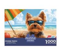 Yorkshire Terrier 1000 Pieces Jigsaw Puzzles For Adults Educational Games Stress Relieving Entertainment Cultivate The Spirit of Teamwork for Family Decorations 38x26cm/1000pcs