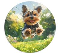 Yorkshire Terrier 1000 Pieces Jigsaw Puzzles For Adults Family Challenge Toys Stress Relieving Entertainment Cultivate The Spirit of Teamwork for Family Decorations 1000pcs (67.5x67.5cm)