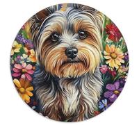 Yorkshire Terrier 1000 Pieces Jigsaw Puzzles For Adults Family Challenge Toys Stress Relieving Entertainment Cultivate The Spirit of Teamwork for Men, Women, Elders, Seniors 1000pcs (67.5x67.5cm)