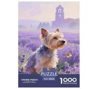 Yorkshire Terrier 1000 Pieces Jigsaw Puzzles For Adults Family Challenge Toys Stress Relieving Entertainment Cultivate The Spirit of Teamwork for Family Decorations 38x26cm/1000pcs