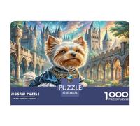 Yorkshire Terrier 1000 Pieces Jigsaws for Adults Educational Games Birthday Gifts for Women And Man Art Colorful DIY Craft 38x26cm/1000pcs