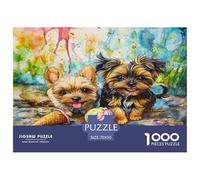 Yorkshire Terrier 1000 Pieces Premium Jigsaw for Adults Gifts Quirky, Abstract Design, Fun Details, Educational, Challenging 70x50cm/1000pcs