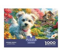 Yorkshire Terrier 1000 Puzzles Adults Puzzle Adults Puzzle Gifts Birthday Home Decoration Challenge High Difficulty 70x50cm/1000pcs