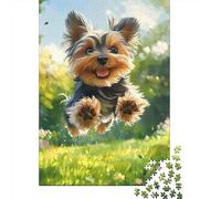 Yorkshire Terrier 500 Piece Jigsaw Puzzle for Adults Family Game Teens Jigsaw Puzzle 500pcs (52x38cm)