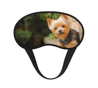 Yorkshire Terrier Bokeh Cute Dogs Wall, Full Eye Covers Light Blocking Eye Masks Blackout Sleep Eye Muffs