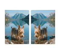 Yorkshire Terrier by Lake Passport Holder for Travel Passport Wallet Cover Travel Document Organizer Credit Card Holder Passport Cover