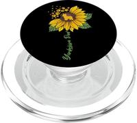 Yorkshire Terrier Dad Sunflower Dog Lover Gifts Daddy PopSockets PopGrip for MagSafe