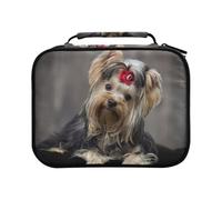 Yorkshire Terrier Dog Colored Pencil Bag Large Capacity Pencil Case for Colouring Pencils Pen Bag Marker Organizer