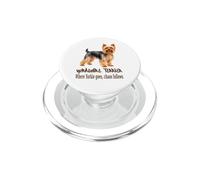 Yorkshire Terrier Dog Where Yorkie Goes Chaos Follows PopSockets PopGrip for MagSafe