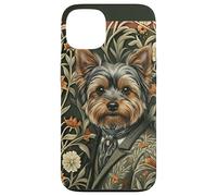 Yorkshire Terrier Gentleman Vintage Floral Style Case for iPhone 13