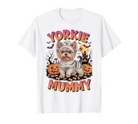 Yorkshire Terrier Halloween Costume Dog Owner Yorkie Mummy T-Shirt