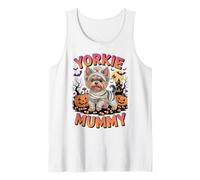 Yorkshire Terrier Halloween Costume Dog Owner Yorkie Mummy Tank Top