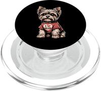 Yorkshire Terrier I Love Mom Puppy Cute Dog Lover PopSockets PopGrip for MagSafe